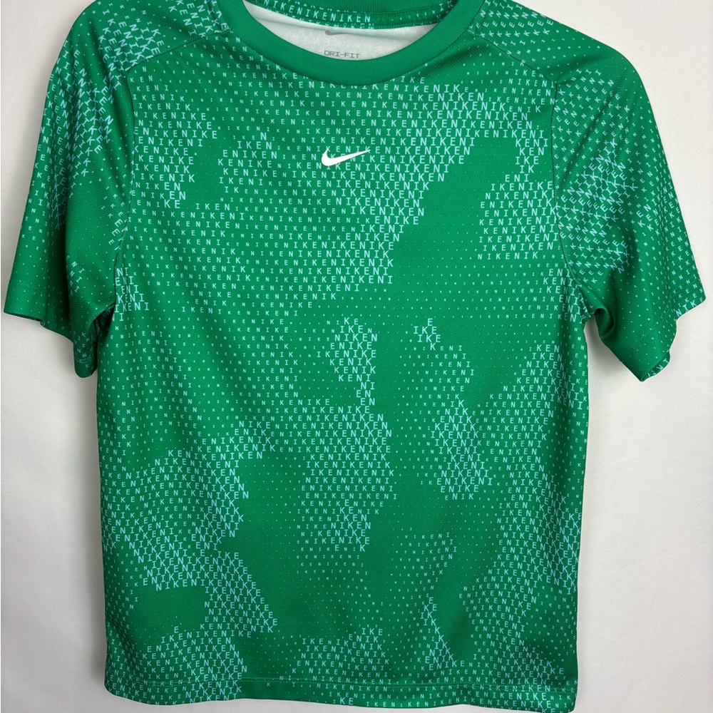 Nike Dri-Fit Green Tee. Size large